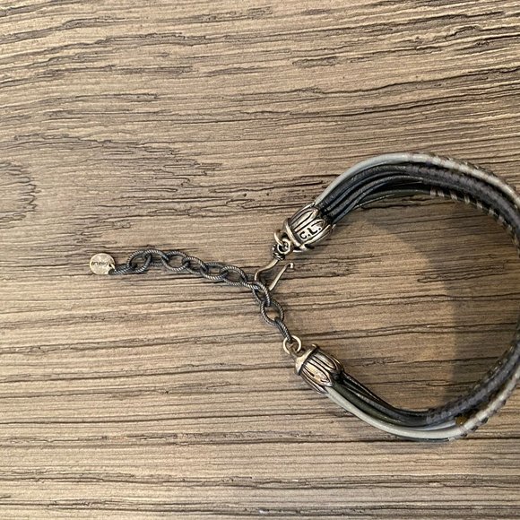 New Auth Chan Luu Grey Mix Multi Strand Single Wra - Picture 4 of 5